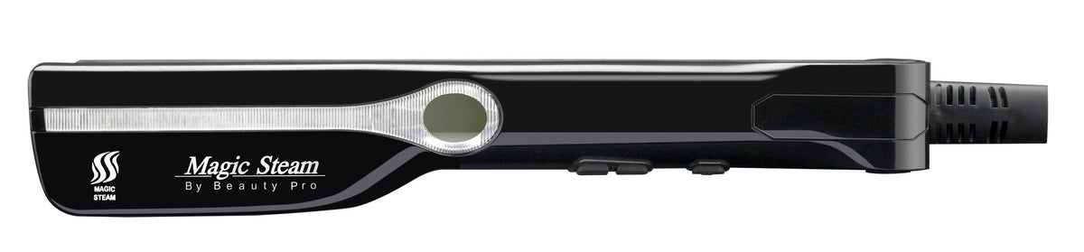 Steam hair straightener